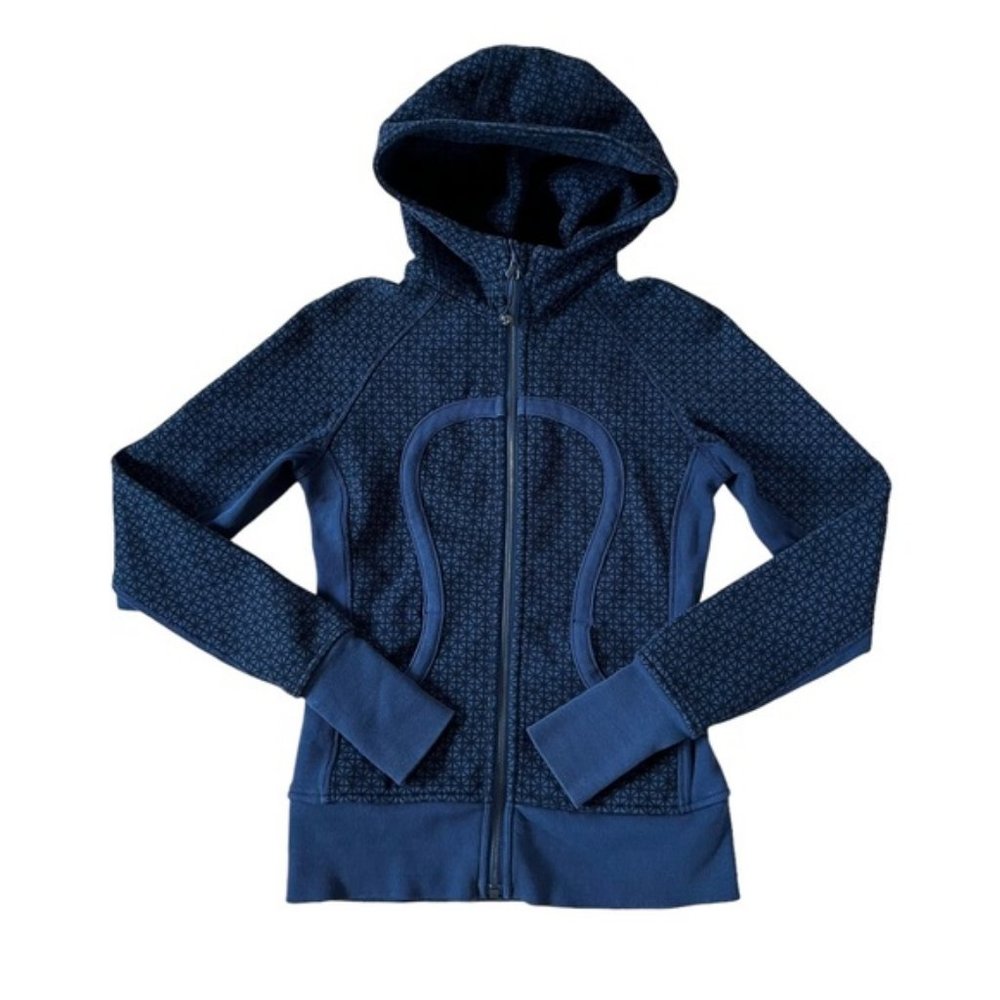 Lululemon Blue Scuba Full Zip Hoodie Size 4